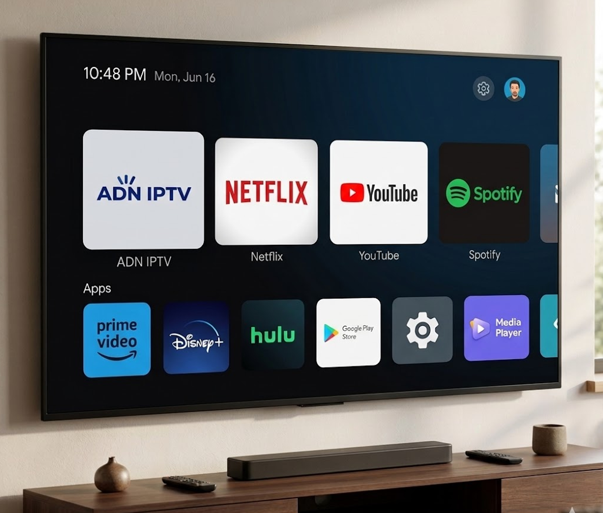 ADN IPTV Television Digital